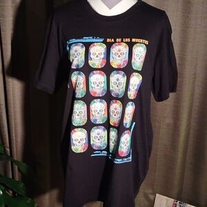 Dia Delos Muertos Day of the Dead Unisex Tee